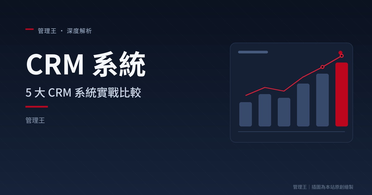 CRM 系統怎麼選？2026 台灣中小企業實戰指南（Salesforce、HubSpot、管理王深度比較）