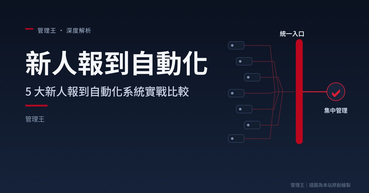 新人報到自動化怎麼做？2026 台灣 HR 實戰指南（BambooHR、Rippling、Workday、管理王深度比較）