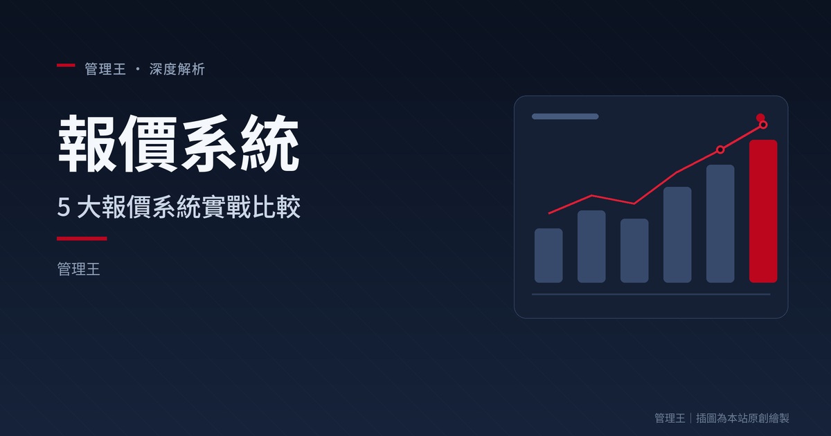 報價系統怎麼選？2026 台灣 B2B 實戰指南（PandaDoc、DocuSign、Qwilr、管理王深度比較）