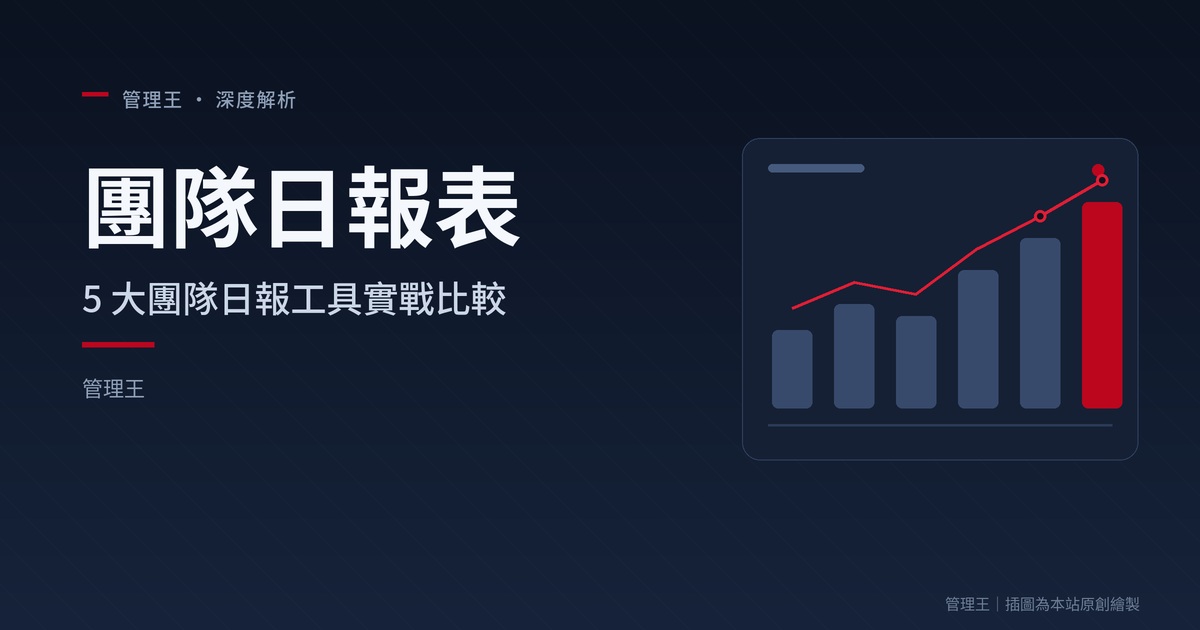 團隊日報表怎麼做？2026 台灣管理實戰指南（Slack Standuply、Geekbot、Range、管理王深度比較）
